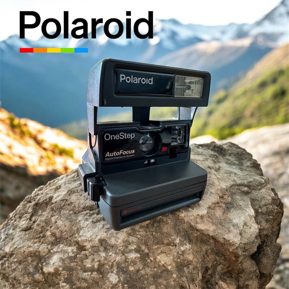 Vintage 1980’s Polaroid OneStep Autofocus Instant Film Camera with Polaroid case